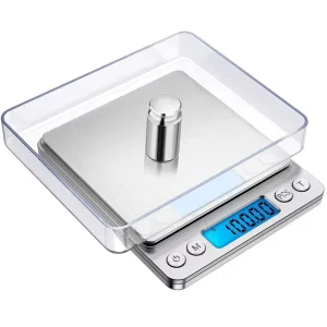 Digital Kitchen Scales 3000g 0.1g Stainless Steel Portable Digital Kitchen Food Scales