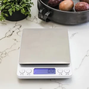 Digital Precision Kitchen Scale Portable Stainless Steel ABS LCD Baking Digital Weighing Scale