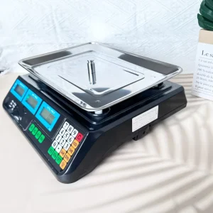 Digital Stainless Steel Food Kitchen Weight Measuring Scale 40KG Capacity 5g Accuracy
