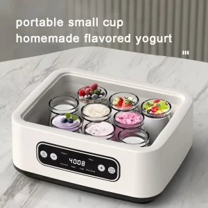 Digital Yogurt Machine 1.6L, Glass Jar, 110-240V, Easy Home Use