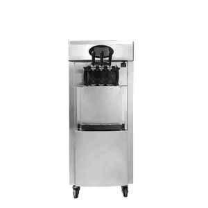Direct Supply Commercial Automatic Three Flavor Soft Ice Cream Maker Electric Power