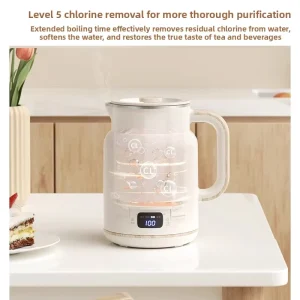 Domestic Fully Automatic Electric Kettle with Anti-dry Burning Thermal Insulation Stainless Steel 1-1.5L Capacity Hotel Use