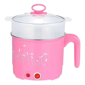 Dormitory Small Stainless Steel Electric Pot Mini Dim Sum Food Steamer American Style Electric Cooker
