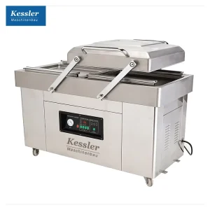Double Chamber Electric Vacuum Packaging Machine Commercial Industrial Automatic Vacuum Sealer for Food Bags Used Easy Operate