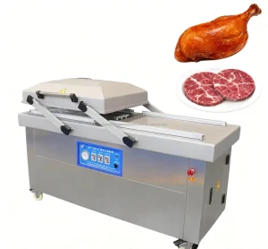 Double Chamber Vacuum Packing Machine Vac Packer Vacuum Sealer Steak Chicken Pork Leg Bacon Cured Meat Vacuum Packing Machine