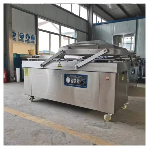 Double Chamber Vacuum Sealer Commercial Vacuum Packaging Equipment Vacuum Machine for Food Industrial Grade for Food Meat Cheese