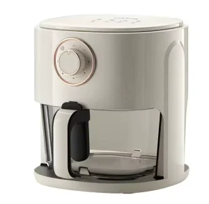 Double Chamber Without Oil Air Fryer with App PCB Assembly for Restaurants Ceramic Pot Borosilicate Glass Touchscreen Air Fryer