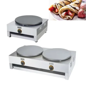 Double Plate Single Plate Commercial Gas Crepe Machine Electric Crepe Maker