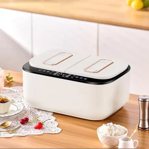 Double Pot Rice Cooker 2.5L+2.5L Multi Function Smart Cooker Electric
