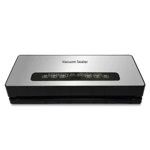 Double Pump High Suction Plastic Household Vacuum Sealer with 2.1-5.0L Capacity 110W Power Dry and Wet Food Sealing