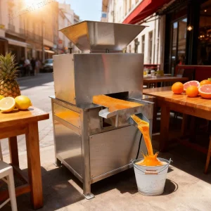 Double Roller Citrus Orange Juicer Lemon Juicer Extractor Machine Automatic Lemon Juicer Squeezer