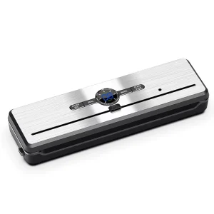Double Sealing Bar LED Clear Seal Time Display Bag 135 W Food Handle Vacuum Sealer