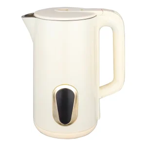 Double Wall Electric Kettle Stainless Steel Fashion Hot Water Kettle for Household and Outdoor Use