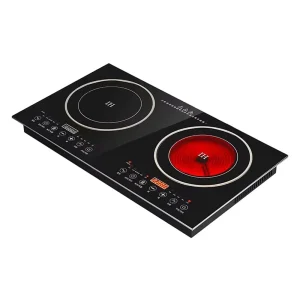 Double burner Built in Induction Cooktop Sensor Touch Infrared Ceramic Stoves Electric Induction Cooker