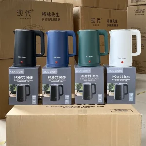 New Smart Stainless Steel Electric Kettle Automatic Fast Boiling Touch Control 360° Rotational Auto Shut-off Water Kettle