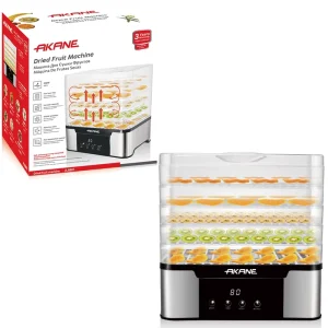 Dried Fruit Machine Maquina De Frutas Secas 350W Power 5 Layer Tray Adjustable Temperature for Fruits Meat and Herbs