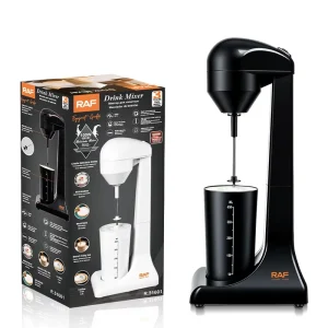 Drink Mixer 100W 450ML High Speed Stirring Adjustable Speed 304 Stainless Steel Spindle Milkshake Coffee Mixer Machine