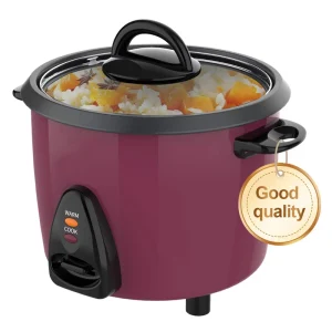 Drum Glass Lid Steamer Drum Type Mechanical Non-Stick Coating Inner Pot Mini Rice Cooker for Home Use UL ETL
