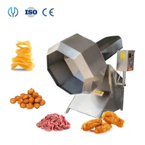 Drum Mixer Octagon Mixer Snack Food Seasoning Machine Stainless Steel Groundnut Various Grains Puffed Corn Flavor Blender