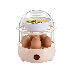 Dry Burn Protection Eco Friendly Portable Egg Cooker Steamer Semi Automatic Shut Mini Egg Boiler Perfect Boiled Poached Eggs