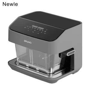Dual Basket Stainless Steel Digital Air Fryer 8L 4L+4L 1700W 12 Cooking Functions 360 Hot Air Circulation Non Stick Home