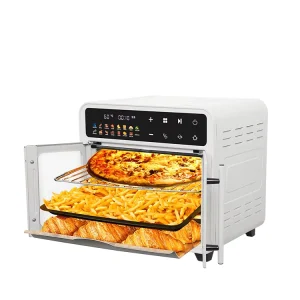Dual Heating Smart Air Fryer Oven Stainless Steel Electric Home Appliance