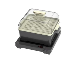 Dual Layer Automatic Control Electric Food Steamer Household Kitchen Use Plastic Housing Multi Vegetable Cooking Restaurant