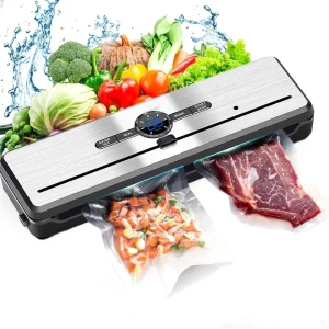 Dual Sealer Household Food Vacuum Bag Sealer 135W Electric Fast Sealing Overvoltage Overheat