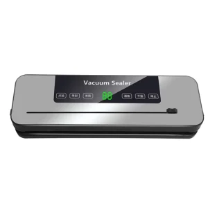 Dual Use Automatic Vacuum Sealer 30cm Sealing Width LED Indicator Small Electric Freshness Sealing Machine Wet Dry Foods Home