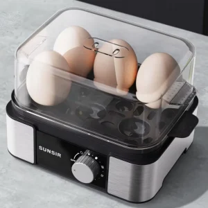 Durable 6 Egg Cooker Electric Commercial Grade for Heavy Home Use & Meal Prep Sunsir OEM ODM