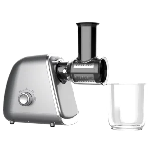 Durable Multi-Function Large Capacity 2.1-3.0kg/min Stainless Steel Electric Meat Grinder DC/AC Motor Quiet Household RV Outdoor