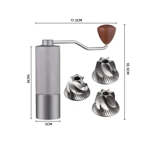 Durable Stainless Steel Hand Cranked Coffee Grinder Tool for Home Coffee Grinder
