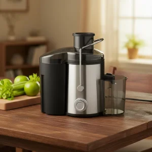 Durable Stainless Steel Juicer Extractor Machine with Rubber Feet for Fruits Vegetables