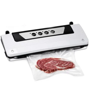 EASTAR Customization Electric Mini Food Vacuum Sealer Two LED Indicator Lights Plastic Material Low Noise White Household