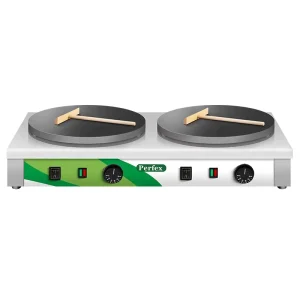 ECM 2 Dual Head Stainless Steel Commercial Electric Crepe Pancake Maker