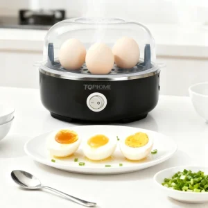 ETL 7PCS Electric Eapid Egg Cooker Egg Boiler for Hard Medium Soft Boiled Eggs or Omelets with Auto Shut Off Feature