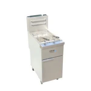 ETL NSF Certified Gas Deep Fryer Millivolt Control No Electricity Required Commercial Open Pot Fryer