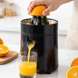 Easy Clean Electric Citrus Juicer Automatic Pulp Ejection Leak Proof Design Household Masticating Juicer for Orange Lemon