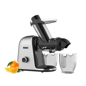 Easy Clean Horizontal Slow Juicer Quiet Motor Commercial Cold Press Automatic Fruit Juicer Machine