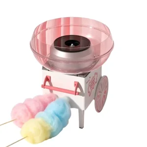 Easy Clean Rapid Melt Cotton Candy Maker Machine for Parties Home Kitchen Commercial Use Lightweight