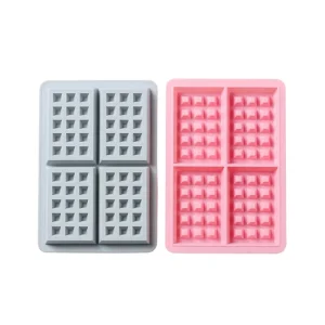 Easy Release Silicone Waffle Maker Tray and Muffin Pans Oven Safe Eco Friendly Sustainable Baking Dishes