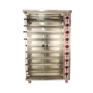 Easy to Operate Stainless Gas Steel Three Stick Six Stick Nine Stick Rotisserie Chicken Machine