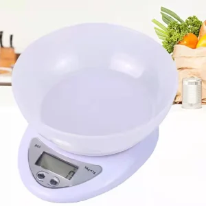 Easy to Use Home 5kg 1g Accuracy Capacity Battery Powered Kitchen Food Scales