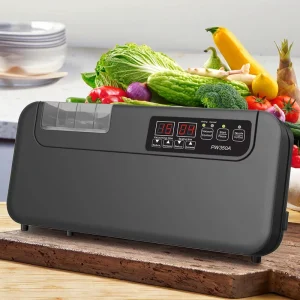 Easy to operate Electric Hand Held Food Vacuum Sealer 200W Low Noise 5.1-10L Capacity Powerful Suction Multiple Sealing