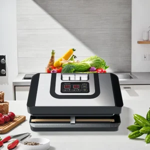 Easy to use Electric Home Vacuum Sealer with Automatic Operation and Large Capacity for Food Preservation
