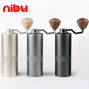 Eco Friendly Durable Hand Crank Coffee Bean Grinder Adjustable Conical Burr Stainless Steel Minimalist Design 15g Capacity