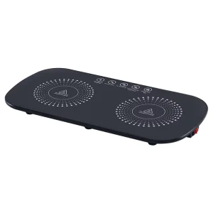 Eco Friendly Electric Cooking Hot Plate Adjustable Temperature with Food Warming Trays for Home Commercial Use