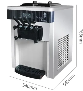 Economic Commercial Automatic Tabletop Soft Ice Cream Maker Machine
