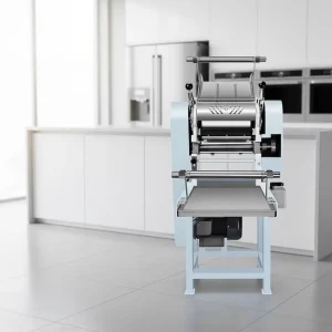 Efficient 1500W Stainless Steel Electric Pasta Maker Dough Sheeter with 380V for Fresh Homemade Noodles