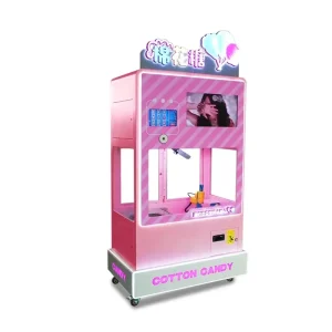 Efficient Commercial Use Automatic Cotton Candy Vending Machine Floss Sugar Maker Cotton Candy Vending Machine